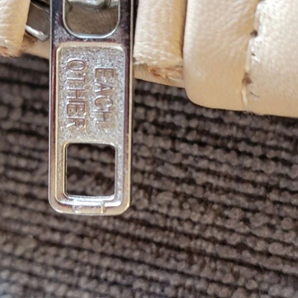 NWT EACH X OTHER Paris Women's Cream Leather Full Zip Jacket Size Small - Picture 8 of 9